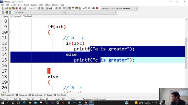Nesting of If-else in C Language, #Clanguage,#Nestingifelse