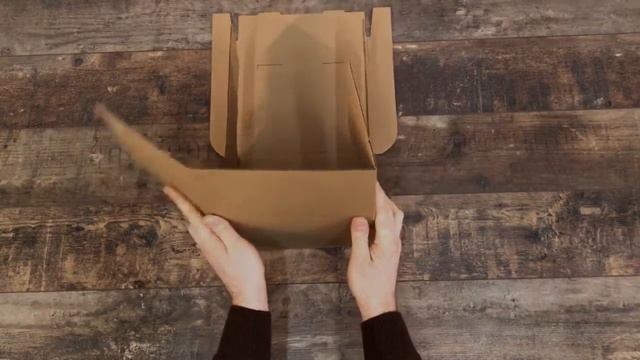 Как собирается архивная коробка | Гофроцентр