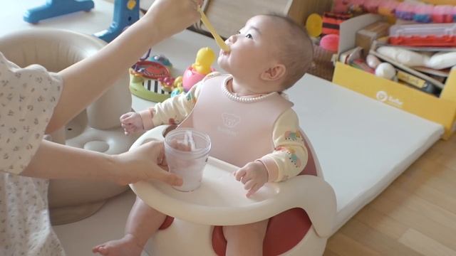[sub]초기이유식?시작했어요(협찬)마더스콘, 우디토리 첫 비눗방울놀이, 음식만 보면 달려드는 슈니, 조촐한 크리스마스 파티와 12월 마무리, 26-27주차?