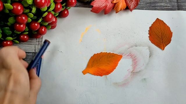 Простая поделка из природного материала Осенние поделки своими руками Мастер класс \Master diy