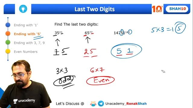 Number System for CAT & IPMAT | Part 10 | Last Two Digits | Target 99 | Ronak Shah