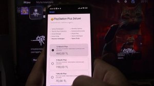 Рабочий способ покупки подписки PS Plus Deluxe в Турции с мобильника. День первый, безуспешно :)