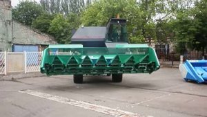 Жатка для уборки подсолнуха ПЗС-8 к комбайну