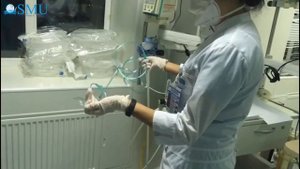 Подача кислорода с помощью назальной канюли