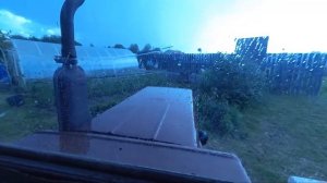 #1 Гараж для трактора. Строим сами. Расчистка площадки от сельхоз техники