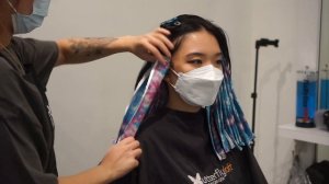 Hair Transformations with Lauryn: Platinum Silver Underlights on Previously Colored Hair Ep. 47