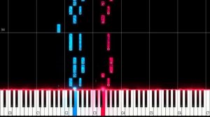 Left Foot Trapped in a Sensual Seduction (Hellsing Alucard's Theme) PIANO TUTORIAL SHEET + MIDI