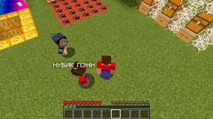 2 НУБА и ДЕВУШКА ПРО ПРОТИВ ЯМА ИЗ TNT ПРОТИВ ЯМА ИЗ ЛАКИБЛОК В МАЙНКРАФТ! Глазастая Морда Minecraf