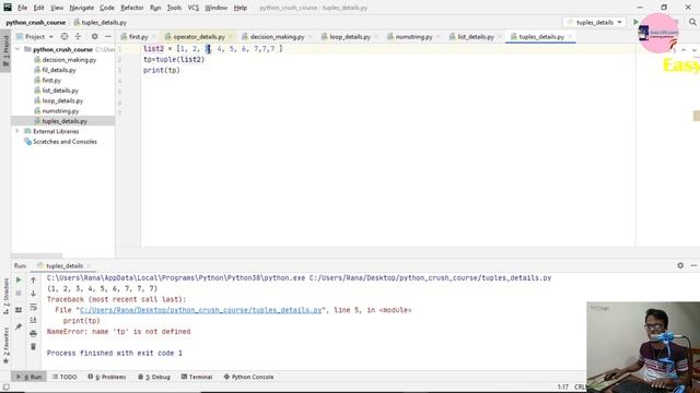20. Python Bangla Tutorial  |  Python Tuples details