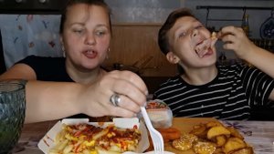 Мукбанг Burger King