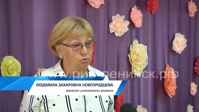 Мастер класс от волонтеров серебряного возраста