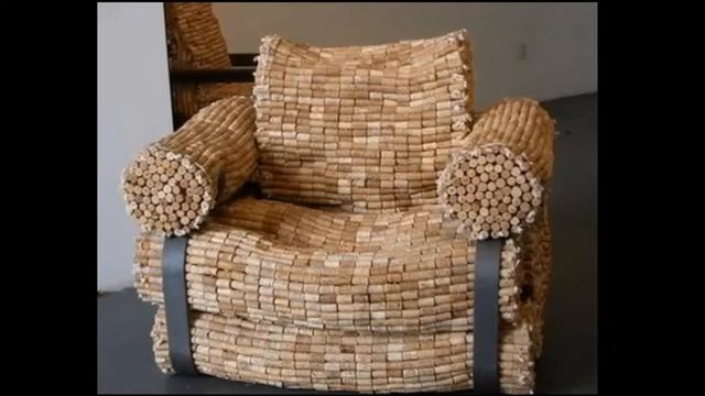 Украшения из винных пробок. Обзор работ мастеров. смотреть онлайн