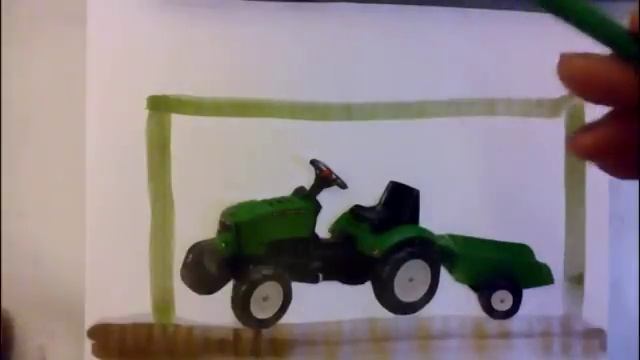 ГАРАЖ ДЛЯ МАШИНЫ. РИСОВАНИЕ КИСТОЧКОЙ смотреть онлайн