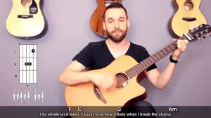 Imagine Dragons  - Whatever It Takes Guitar Cover Tutorial (lyrics|chords|MusicSheet)