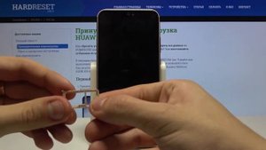 Как вставить сим карту/карту памяти на Huawei P20 Lite? / Вставление карт в Huawei P20 Lite.
