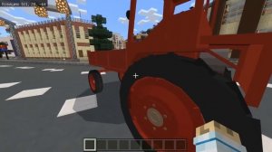 Т 16 В МАЙНКРАФТ ПЕ! ОБЗОР НА ТРАКТОР | MINECRAFT PE