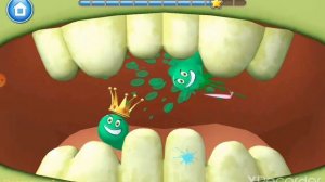 Лунтик игра. Чистим зубы. Побеждаем микробов.