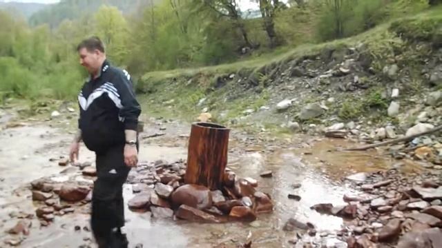 Гейзер в селе Вучково на Межгирщине смотреть онлайн