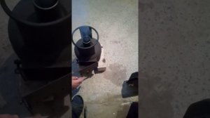 Печь из 5литрового газового баллона.
