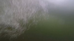 Работа аэратора в пруду