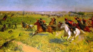 Спешил казак_. Алевтина Токарева-Гольская и А. Гольский.