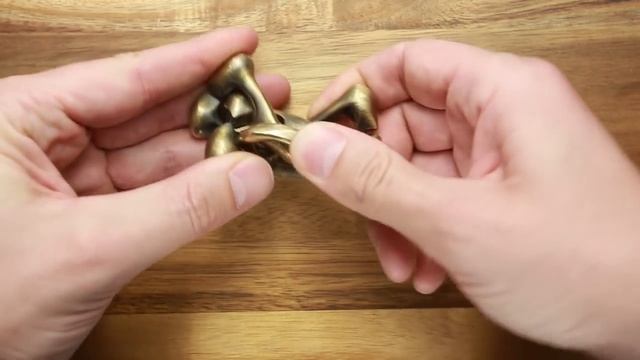 Cast Trinity by Hanayama. Step by step solution.