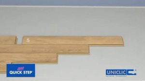 Quick Step видеоинструкция по укладке ламината с замковой системой Uniclic