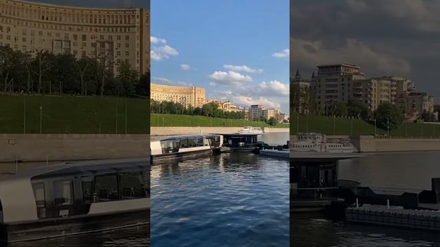 |Речной трамвайчик|Пирс на Киевской|#киевская #москварека #москва