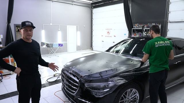 Оклейка капота матовой пленкой XPPF M смотреть онлайн