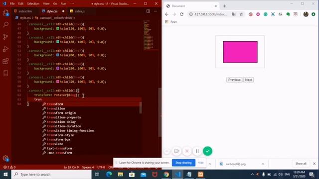 (Carousel)How to Create CarouselRotate Using HTML,CSS and JavaScript.