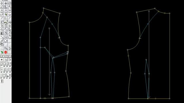 Моделирование в "Конструкторе" Julivi - Жакет с рукавом реглан-ч2 смотреть онлайн