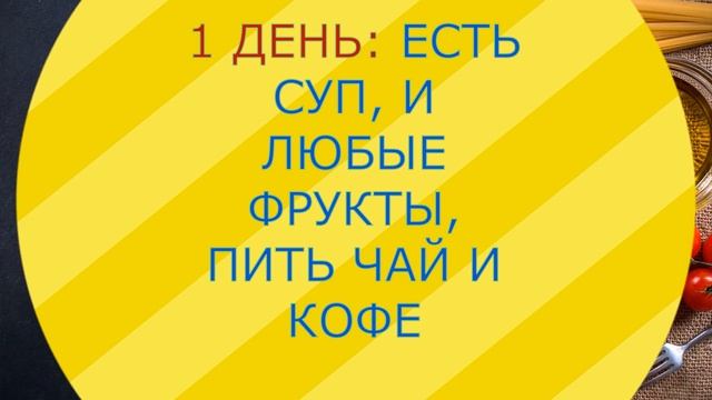 КАК ПОХУДЕТЬ  К  ЛЕТУ. ДИЕТА  НА 7  ДНЕЙ