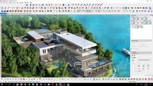 SKETCHUP.V-RAY.Онлайн-марафон, создание экстерьера и ландшафта за 72 часа