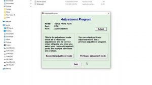 Epson R270 Resetter