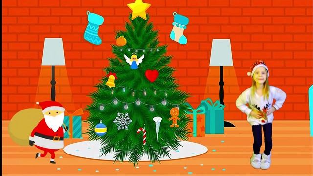 Ёлочка-ёлка - колкая иголка??/Песенки Для Детей?/Пой и Танцуй с Нами/Новогодние Песни?/Полина/Макар