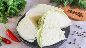 Маринованная капуста крупными кусками со свеклой