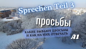 Просьбы на экзамене А1. Карточки с картинками. Какие бывают просьбы на Sprechen Teil 3 как отвечать