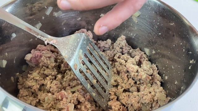 Марокканские БЛИНЫ С МЯСОМ, тесто на БЛИНЫ НА ВОДЕ
