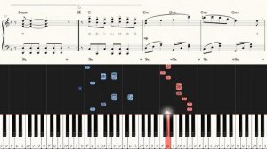 Mephisto(Oshi no Ko ED)- QUEEN BEE - Hard Piano Tutorial + Sheets【Piano Arrangement】