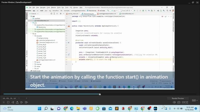 Android Studio - Game Development Sprite Animation with onTouchEvent() Part 1 смотреть онлайн