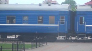 Тепловоз ТЭП60-0394 отправляется со станции Орша