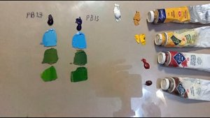 Берлинская лазурь vs голубая фц