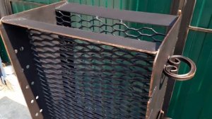 Вертикальный эко мангал