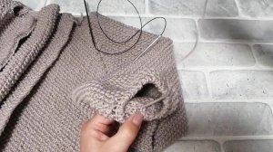 Закрытие рукава иглой