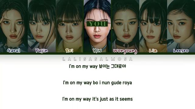 IVE (아이브) & YOU AS A MEMBER | I AM | [Karaoke] Color Coded (EASY LYRICS) смотреть онлайн