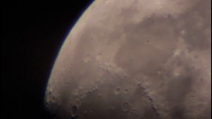 Луна в телескоп. Moon via telescope. 01052020