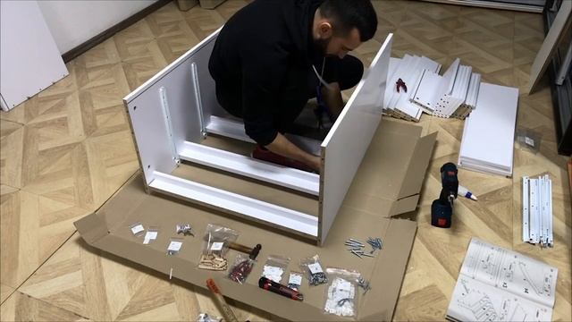 Ускоренная сборка | Как собрать комод | Комод 4Н СОКМЕ смотреть онлайн