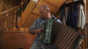Гармонист Рифат Асхадуллин. Русские и татарские наигрыши.