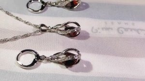 Горячая Распродажа! Серьги-кольца из серебра 925 пробы с фианитами.