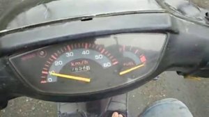 Honda Dio AF-27: Разгон